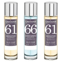 мъжки,парфюми,caravan,nº61x2,nº66,150ml,parfum,3,units,golden,(transparent)
