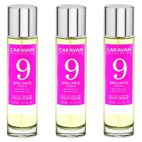 дамски,парфюми,caravan,nº9,150ml,parfum,3,units,pink,(transparent)