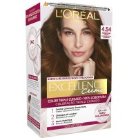 хигиена,коса,l´oreal,paris,excell,permanent,dye,4.54,brown,mahogany,copper,550,multicolor