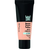ексфолианти,maybelline,fitme,mate,115,liquid,makeup,foundation,beige,(multicolor)