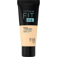 ексфолианти,maybelline,fitme,mate,liquid,makeup,foundation,118,beige,(multicolor)
