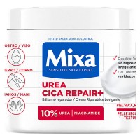 хигиена,тяло,mixa,urea,cica,repair,balm,body,cream,400ml,clear,(multicolor)