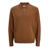 мъжки,блузи,с,яка,jack,&,jones,emil,long,sleeve,polo,monks,robe,(brown)