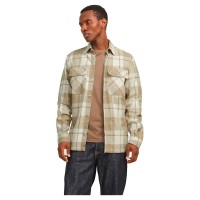 карирана,риза,мъжки,якета,jack,&,jones,raymond,spring,check,overshirt,white,pepper,(beige)