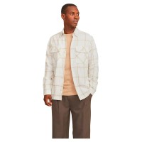 карирана,риза,мъжки,якета,jack,&,jones,raymond,spring,check,overshirt,cloud,dancer,(white)