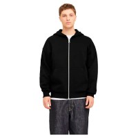 блуза,мъжки,пуловери,jack,&,jones,urban,edge,full,zip,sweatshirt,black