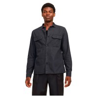 риза,с,дълъг,ръкав,мъжки,ризи,jack,&,jones,travis,long,sleeve,shirt,black,denim,(black)