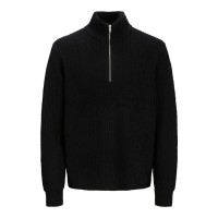 блуза,мъжки,пуловери,jack,&,jones,winter,half,zip,sweater,black,(black)