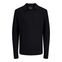 мъжки,блузи,с,яка,jack,&,jones,winter,structure,premium,long,sleeve,polo,black,(black)