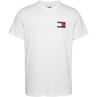 тениска,мъжки,тениски,tommy,jeans,dm0dm20740,short,sleeve,t,shirt,white