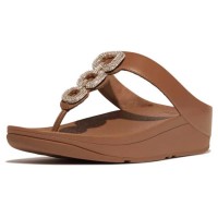 сандали,дамски,сандали,и,чехли,fitflop,fino,crystal,chain,sandals,deep,tan,(brown)