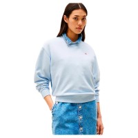 блуза,дамски,блузи,tommy,hilfiger,contrast,flag,regular,fit,sweatshirt,blue,(breezy,blue)