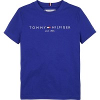 тениска,детски,тениски,tommy,hilfiger,essential,short,sleeve,t,shirt,wedge,blue,(blue)