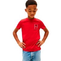 тениска,детски,тениски,tommy,hilfiger,graphic,regular,fit,short,sleeve,t,shirt,primary,red,(red)