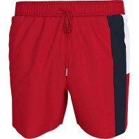 бански,гащета,мъжки,бански,костюми,tommy,hilfiger,um0um03483,trunk,swimming,shorts,mid,red,(red)