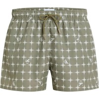 бански,гащета,мъжки,бански,костюми,calvin,klein,jeans,short,drawstring,print,swimming,shorts,diffused,logo,grid,green,aop,(green)