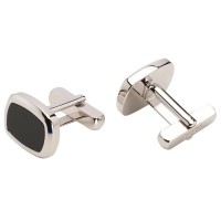 бижутерия,boss,casing,insert,10250792,01,cufflinks,black,(silver)