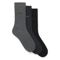 чорапи,мъжки,чорапи,boss,rs,uni,10241905,01,socks,3,pairs,open,miscellaneous,(black,grey)