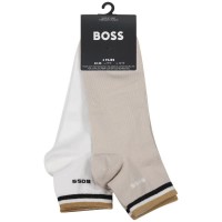 чорапи,мъжки,чорапи,boss,sh,stripe,10249327,01,socks,2,pairs,light,beige,(beige,white)