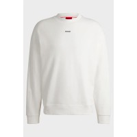 блуза,мъжки,пуловери,hugo,dapo,10249110,01,sweatshirt,white,(natural)