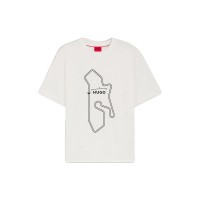 тениска,мъжки,тениски,дамски,тениски,hugo,droad,10262283,01,short,sleeve,t,shirt,white,(natural)