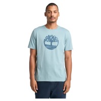 тениска,мъжки,тениски,timberland,kennebec,river,tree,logo,short,sleeve,t,shirt,citadel,(blue)
