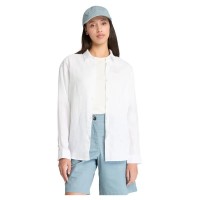 риза,с,дълъг,ръкав,дамски,ризи,timberland,linen,long,sleeve,shirt,white,(white)