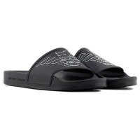 мъжки,джапанки,и,чехли,emporio,armani,xvps11,xr273,slides,black,white,(black)