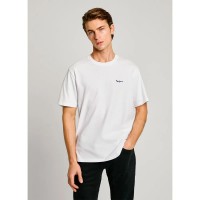тениска,мъжки,тениски,дамски,тениски,pepe,jeans,connor,contrast,short,sleeve,t,shirt,white,(white)