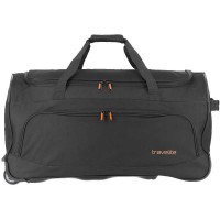 сак,сакове,travelite,basics,fresh,89l,wheeled,duffle,bag,black