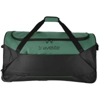 сак,сакове,travelite,basics,97l,wheeled,duffle,bag,green,(green)
