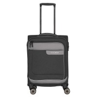 куфари,travelite,viia,4w,s,34l,trolley,bag,grey,(anthracite)
