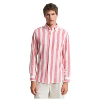 риза,с,дълъг,ръкав,дамски,ризи,мъжки,ризи,gant,bold,stripe,regular,fit,long,sleeve,shirt,red,(brick,red)