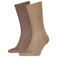 чорапи,мъжки,чорапи,calvin,klein,701218631,socks,2,pairs,brown,(khaki)