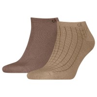 чорапи,мъжки,чорапи,calvin,klein,sneaker,squares,socks,2,pairs,khaki,(brown)