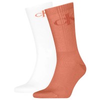 чорапи,мъжки,чорапи,calvin,klein,jeans,shadow,rib,logo,crew,socks,2,pairs,brown,white,(brown)