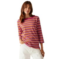 тениска,дамски,тениски,regatta,bayletta,ii,3,4,sleeve,t,shirt,pink,fusion,multi,stripe,(pink)