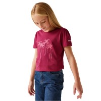 тениска,детски,тениски,regatta,bosley,viii,short,sleeve,t,shirt,beaujolais,(pink)