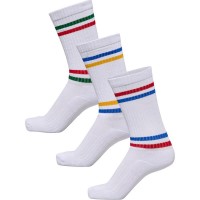 чорапи,мъжки,чорапи,дамски,чорапи,hummel,chevron,retro,long,socks,3,pairs,multicolor,(9353)
