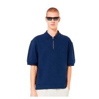дамски,блузи,с,яка,мъжки,блузи,с,яка,oakley,driven,zip,short,sleeve,polo,blue,(abyss)