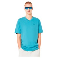 тениска,мъжки,тениски,oakley,relax,v,neck,short,sleeve,t,shirt,dark,pacific