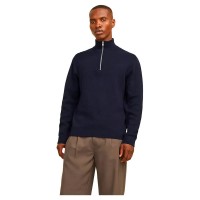 блуза,мъжки,пуловери,jack,&,jones,milano,stitch,half,zip,sweater,blue,(night,sky)