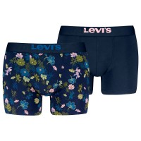 боксерки,мъжко,бельо,levi´s,®,flower,aop,boxers,2,units,blue,(blue,combo)