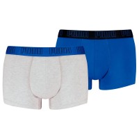 боксерки,мъжко,бельо,puma,everyday,boxers,2,units,blue,grey,(light,grey,melange,blue)