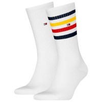 чорапи,мъжки,чорапи,tommy,hilfiger,sport,stripe,crew,socks,2,pairs,white