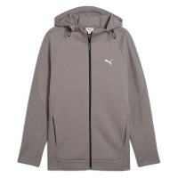 блуза,мъжки,пуловери,puma,evostripe,full,zip,sweatshirt,cast,iron,(grey)
