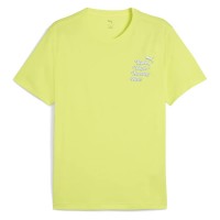 тениска,мъжки,тениски,puma,graphics,running,slo,short,sleeve,t,shirt,lemon,sherbert,(yellow)