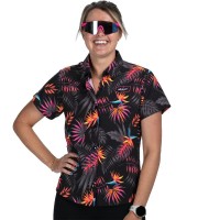 риза,с,къс,ръкав,дамски,блузи,дамски,ризи,zoot,ltd,party,short,sleeve,shirt,tropical,magic,(black)