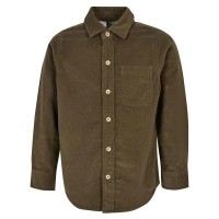 риза,с,дълъг,ръкав,детски,ризи,urban,classics,corduroy,long,sleeve,shirt,green,brown,(olive)