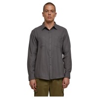 риза,с,дълъг,ръкав,мъжки,ризи,urban,classics,flanell,long,sleeve,shirt,grey,(dark,shadow)